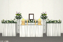 規格葬儀祭壇　百合